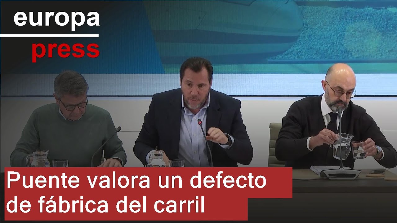 Puente valora un defecto de fábrica del carril como hipótesis en Adamuz