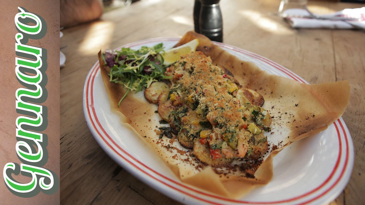 Baked Trout with Mediterranean Veg
