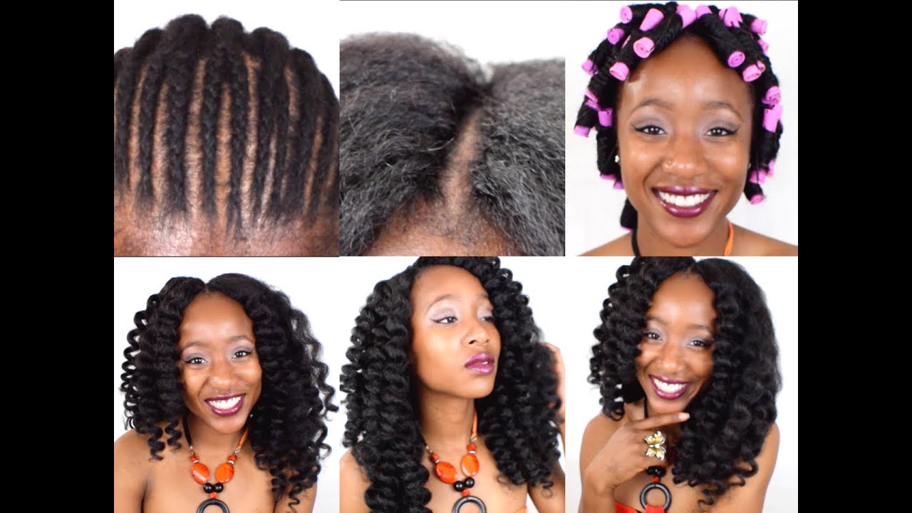 Knotless Marley Hair Crochet Braids Tutorial | Perfect 2 Way Invisible Part (Beginner Friendly)