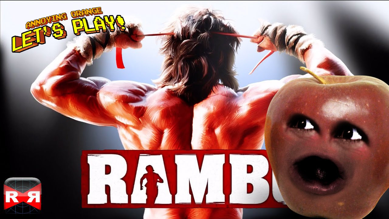Midget Apple plays RAMBO: Breaking Necks! | Annoying Orange Gaming