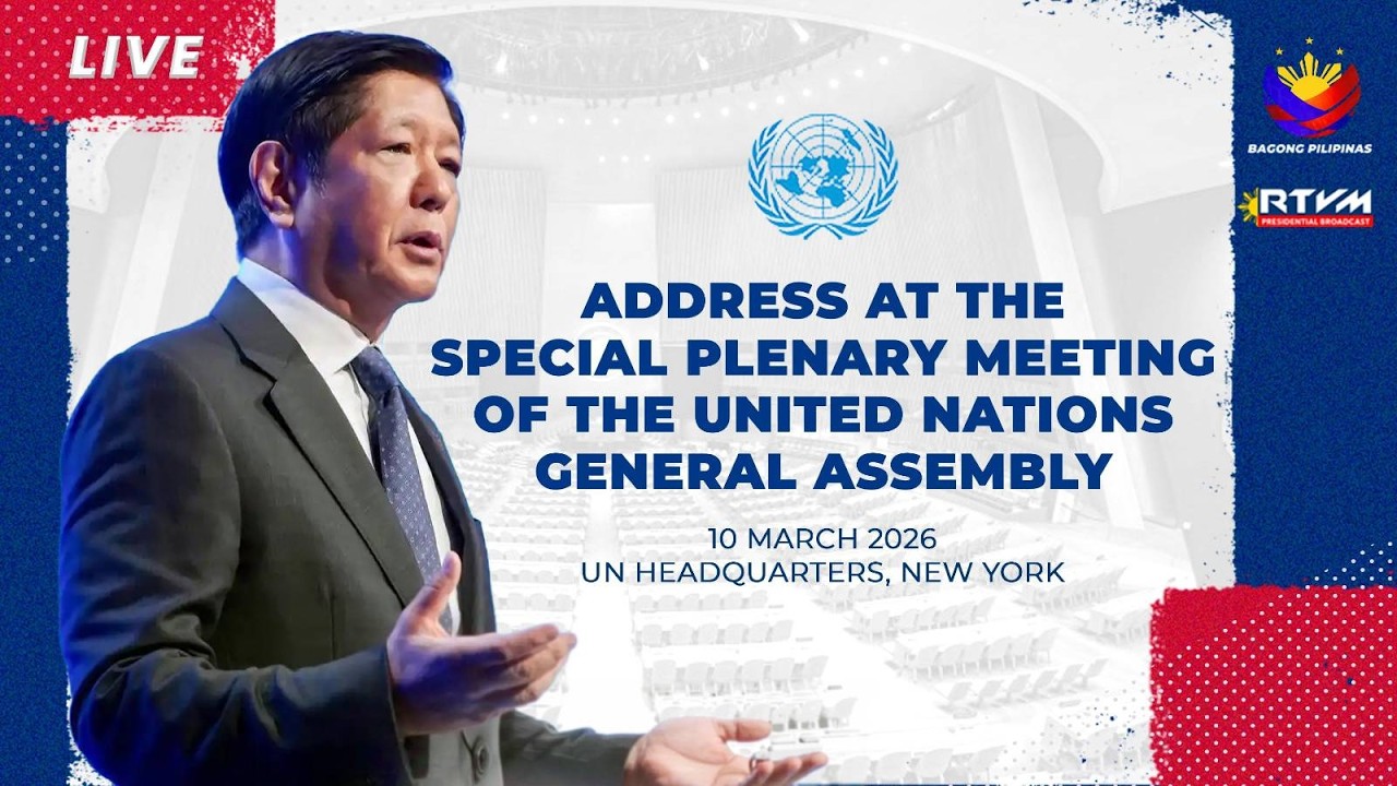 Address at the Special Plenary Meeting of the United Nations General Assembly