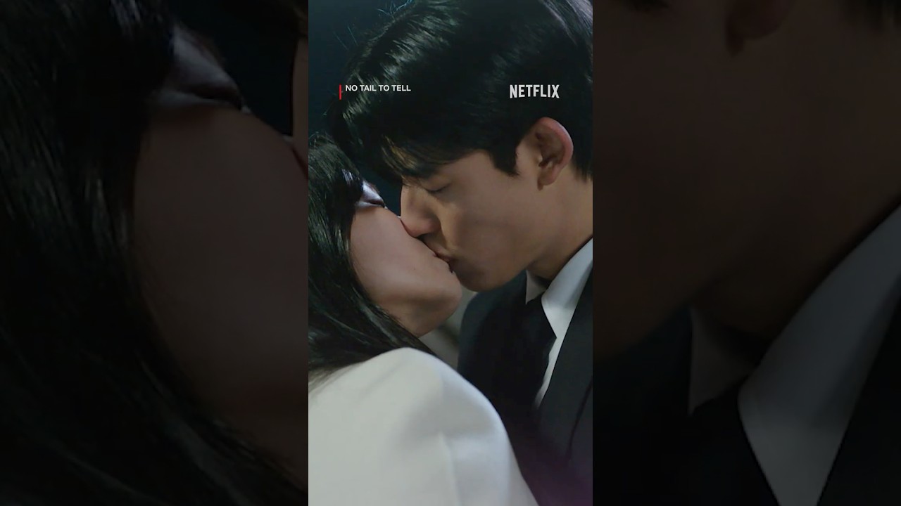 Before the memories fade, a kiss 👄 #NoTailToTell #Netflix