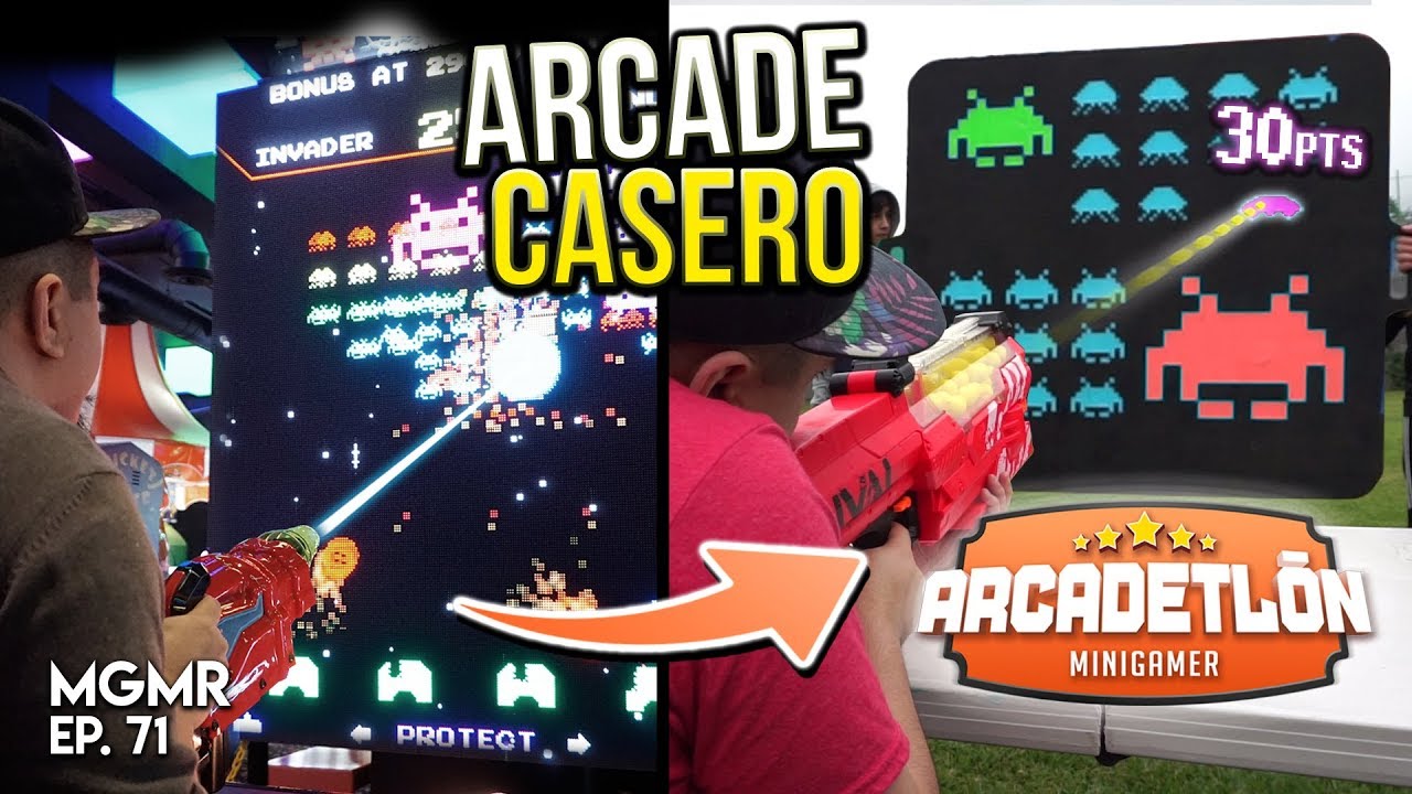 Jugando Máquinas Caseras (ARCADETLÓN)- MiniGames en el Mundo Real Ep. 71