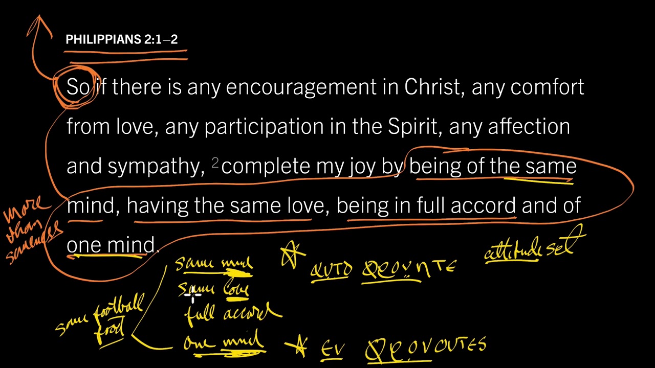 Diversity Makes for the Best Unity: Philippians 2:1–2