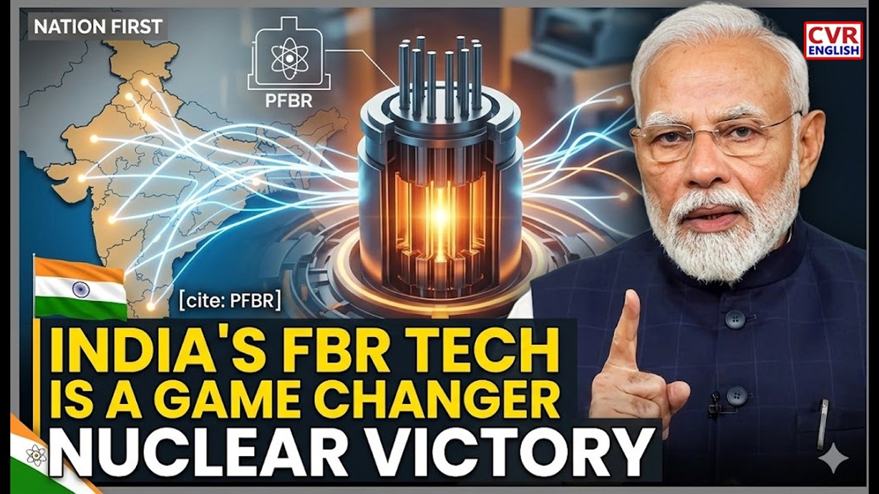 India: PM Modi Calls PFBR Milestone Defining Step in Nuclear Journey  |CVR English
