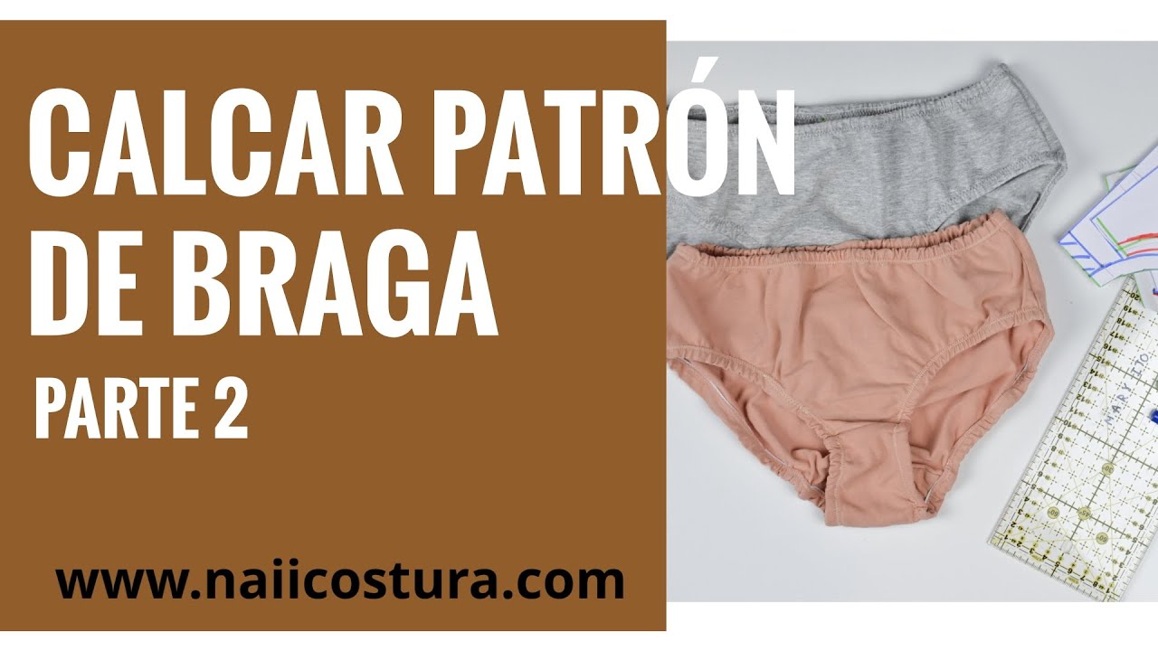 Calcar patrón de braga comprada - parte 2🧵 | Tutoriales de costura