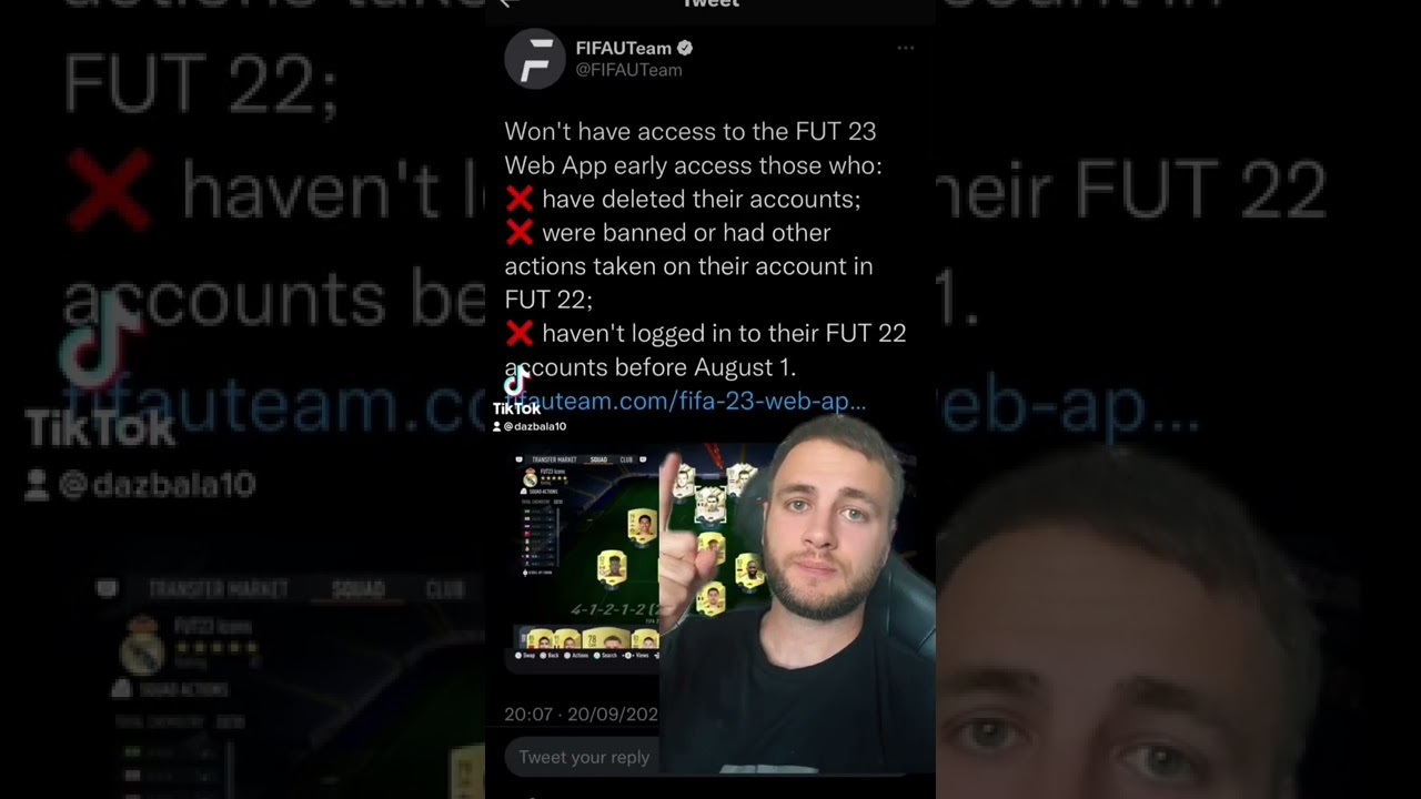 WHO DOESNT GET WEB APP ACCESS?? #Webapp #Fut23 #fifa23