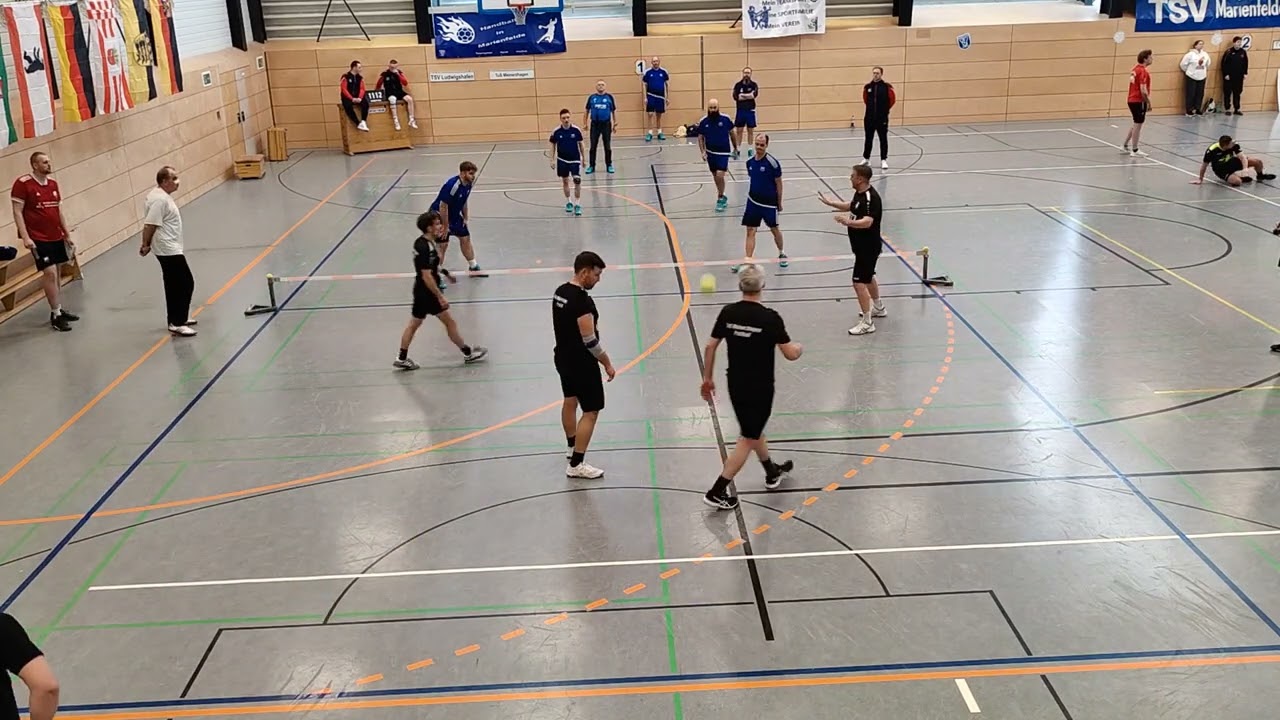 Deutsche Prellball Meisterschaft 2025 Berlin - M Halbfinale -  TSV Ludwigshafen VS TuS Meinerzhagen