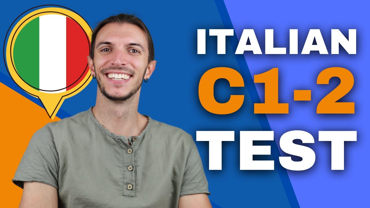 TEST di ITALIANO livello C1 - AVANZATO!