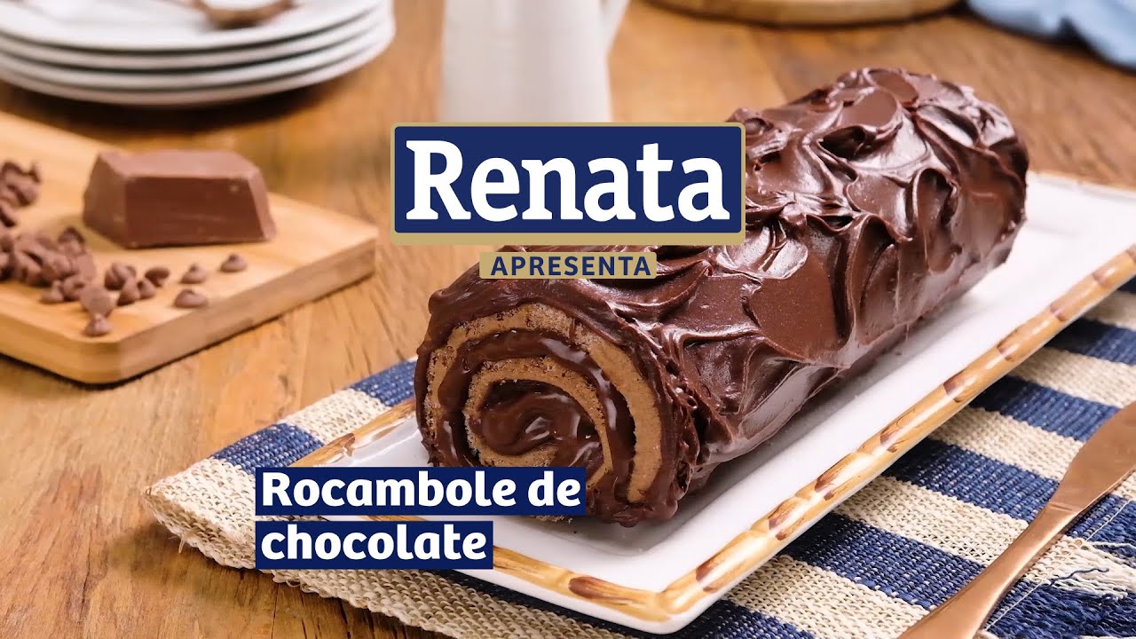 Receita de Rocambole de Chocolate
