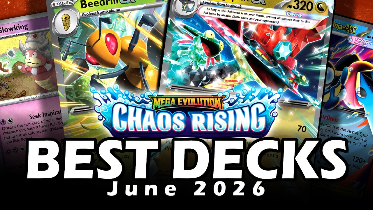 Топ-10 метовых колод в Pok&eacute;mon TCG, июнь 2026 года