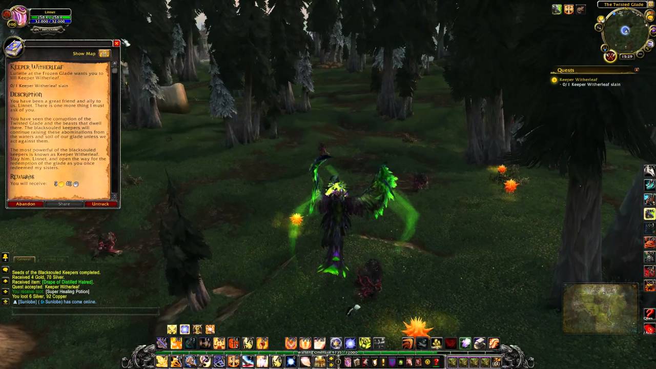 Keeper Witherleaf quest playthrough - Howling Fjord