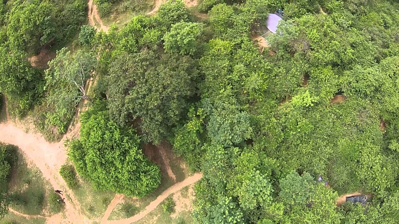 Aerial view of Noel's Rodrigo Leopard safaris at Yala Camp