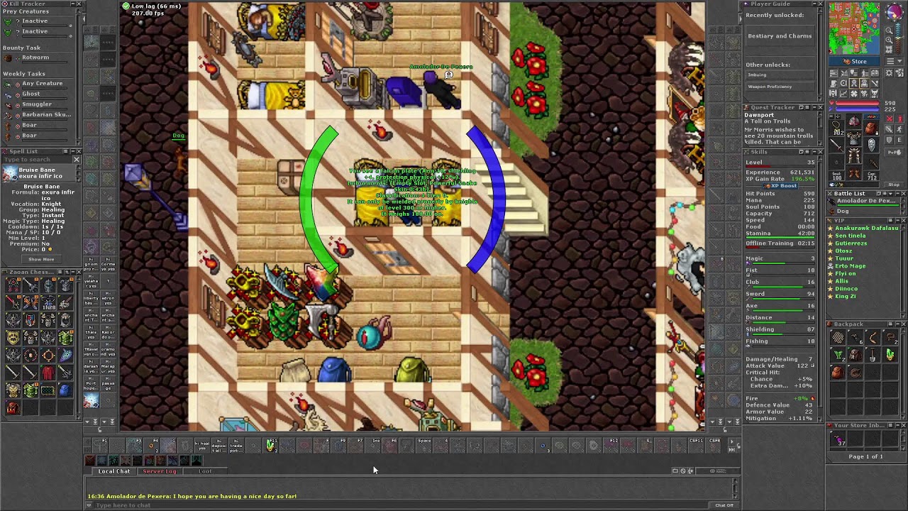 Tibia - Ek 2700 Top Ek Global - !m e mande sua msg -  Bom Dia Amigões!!!!
