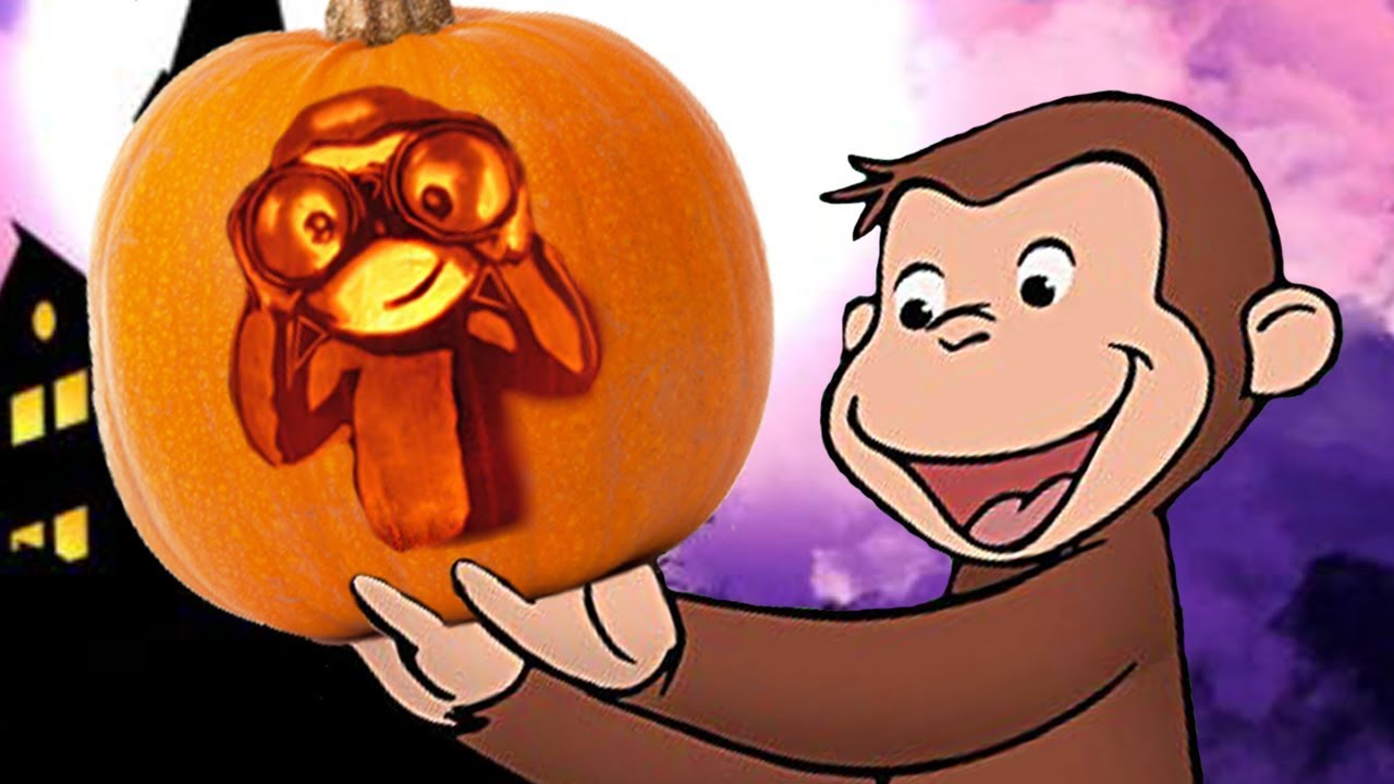 Curious George 🐵👻HALLOWEEN Compilation - Scaredy Dog 🎃Kids Cartoon 🐵Kids Movies | Videos for Kids