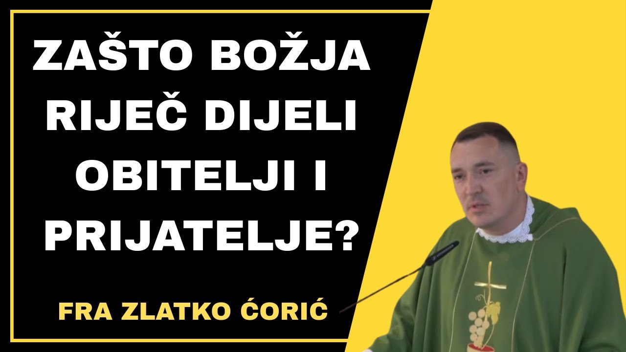 Zašto Božja Riječ DIJELI ljude? 🔥 | Snažna poruka za DANAŠNJICU