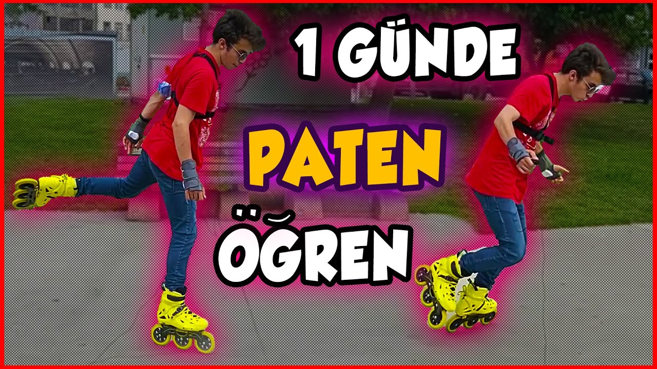 NASIL PATEN KAYILIR ? HERKES ÖĞRENSİN ! Paten Kayma Dersleri #2