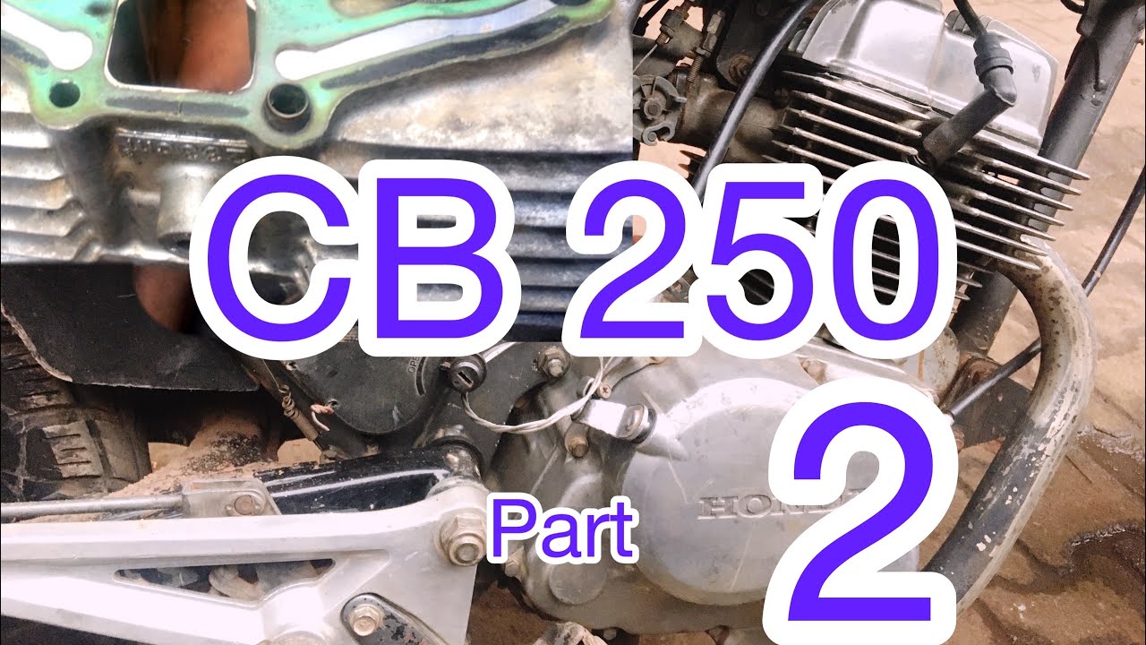 Engine rebuild/ Honda CB250 - cylinder head prep work / valve grinding and valve stem seals change