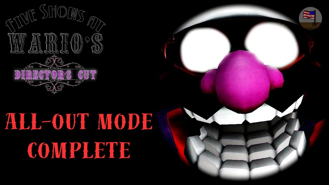Five Shows at Wario's: Director's Cut || All-Out Mode Complete (No Power-Ups) (FSaW)
