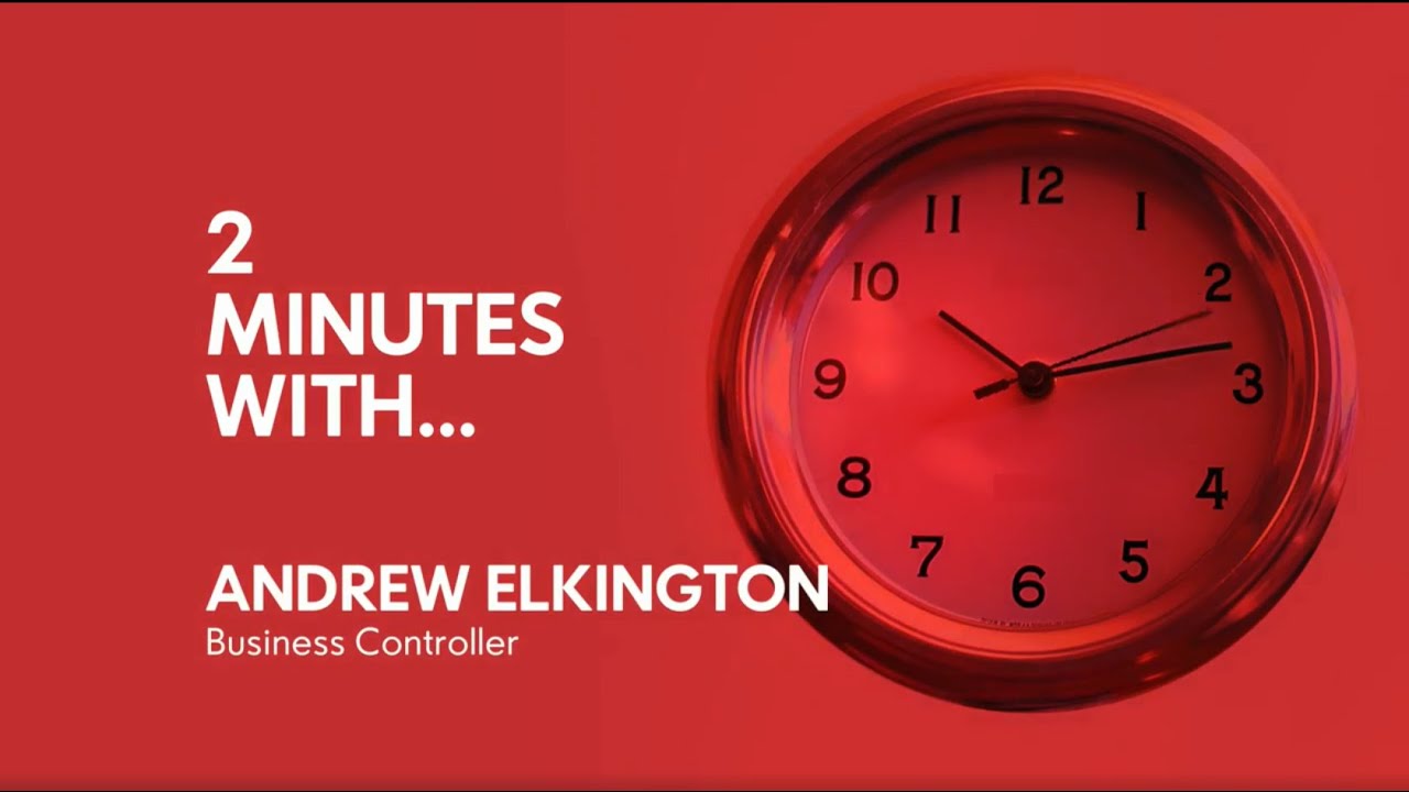 Two minutes with Andrew - Business Control Manager