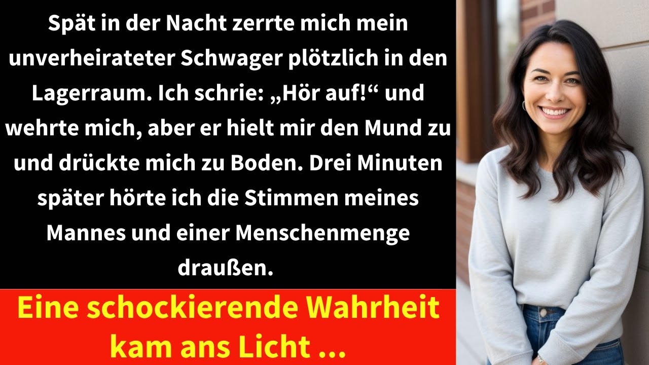 Spät in der Nacht zerrte mich mein unverheirateter Schwager plötzlich in den Lagerraum.