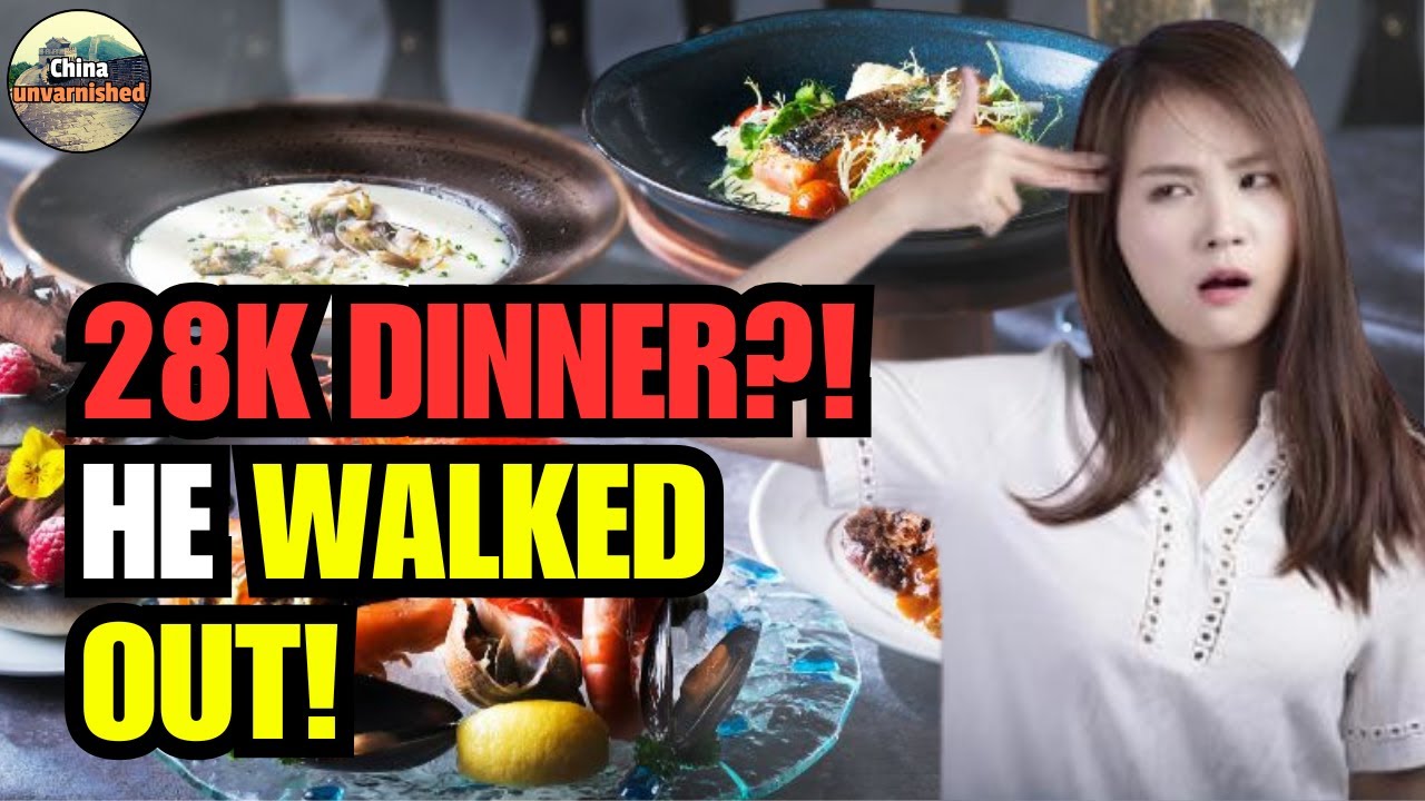 Gold Digger Goes Crazy Ordering 28,000 Yuan Meal, Guy Walks Out Mid-Date – She’ll NEVER Forget!