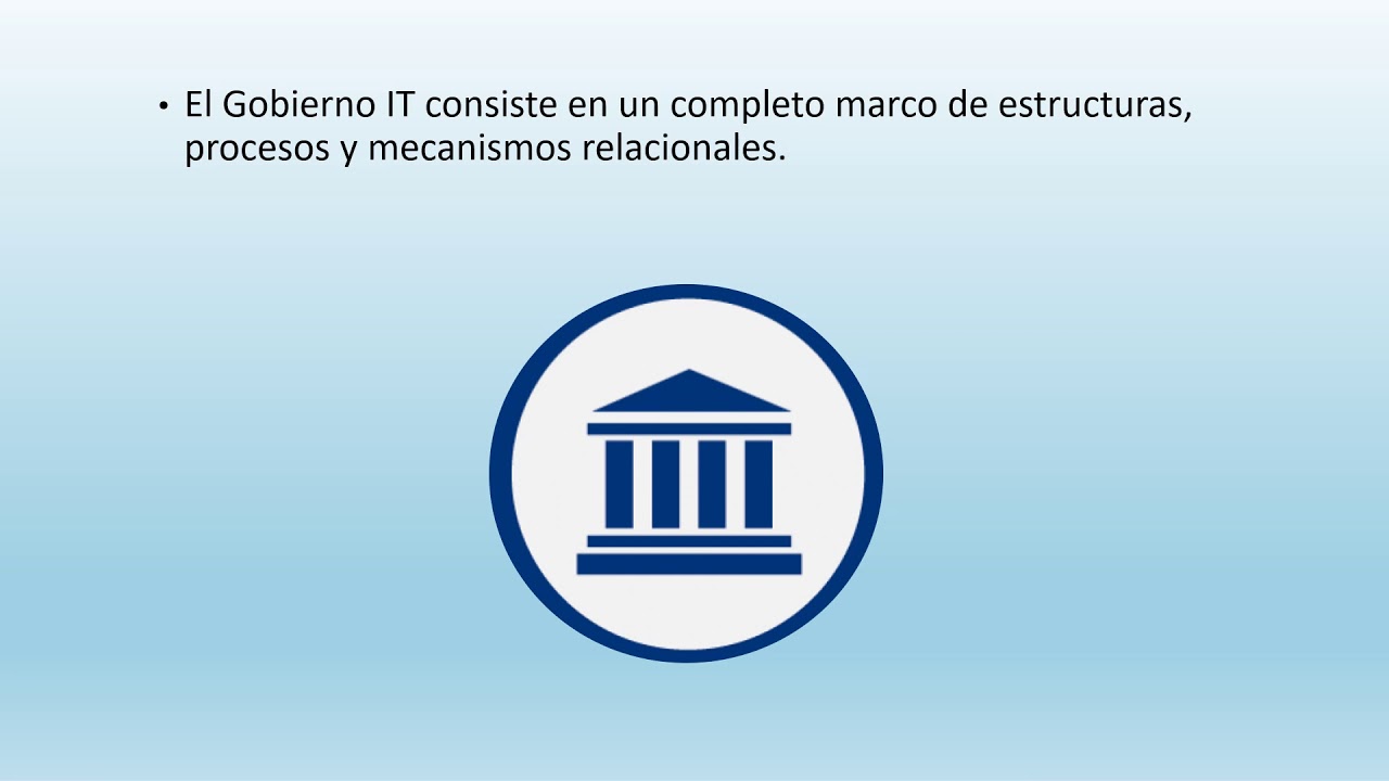 &iquest;Qu&eacute; es Gobierno It y como ITIL forma parte de dicha politica?