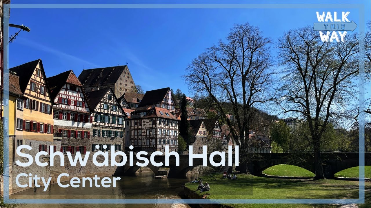 Schwäbisch Hall - City Center (Spring 2022) Walking Tour 4K