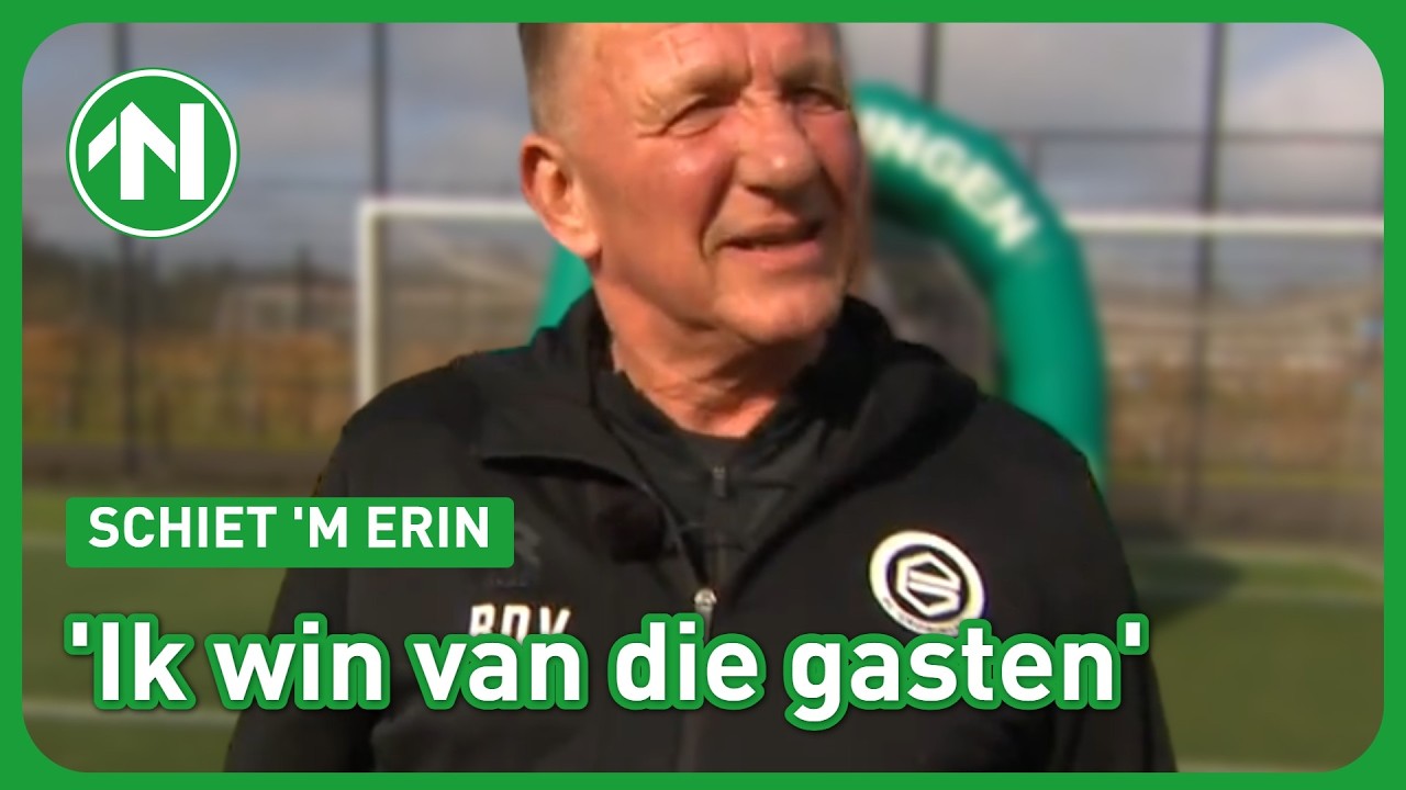 SCHIET 'M ERIN: weet topper Bert de Voogd de gasten te verslaan?