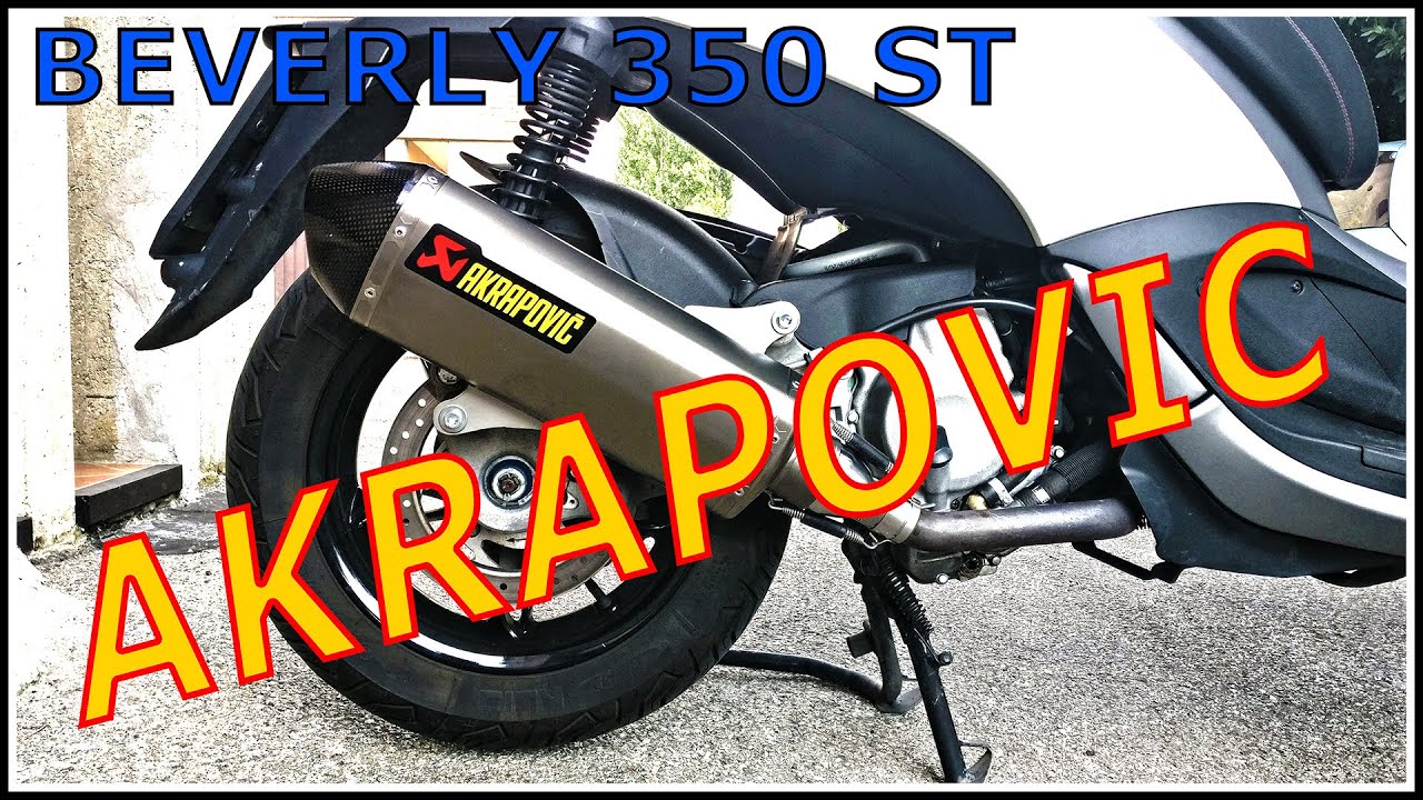 Montiamo l'Akrapovic nel Beverly 350