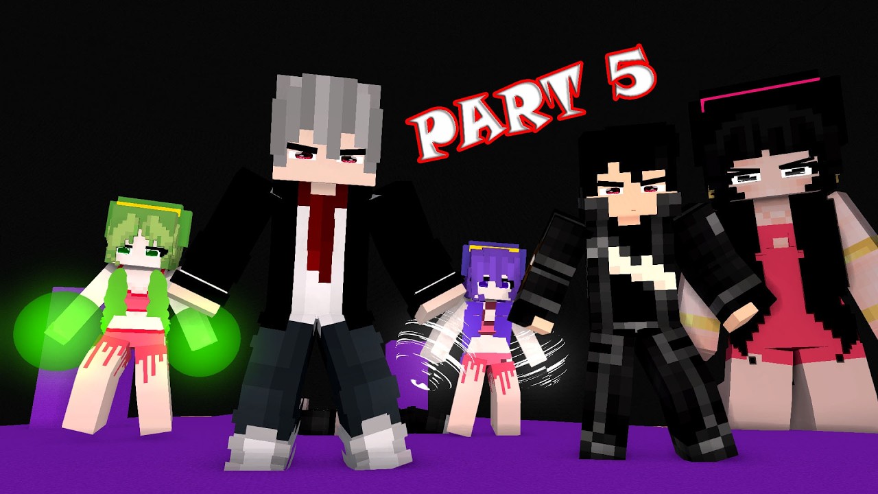 Part 5 : Scary Woman to Powerful Woman : Lucian save Caroline #minecraft #animation