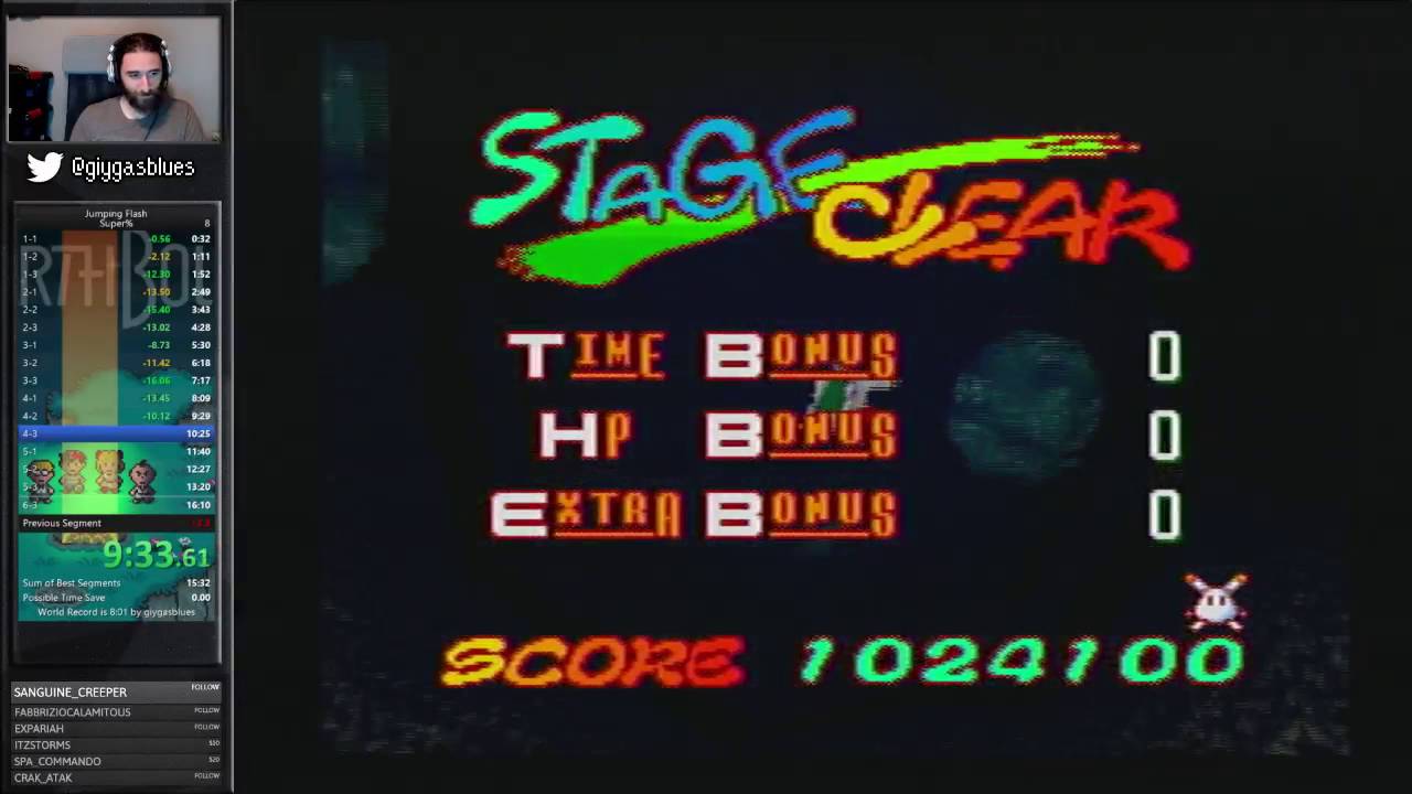 Jumping Flash - Super% RTA 15:43 IGT 7:35 (Part 1)