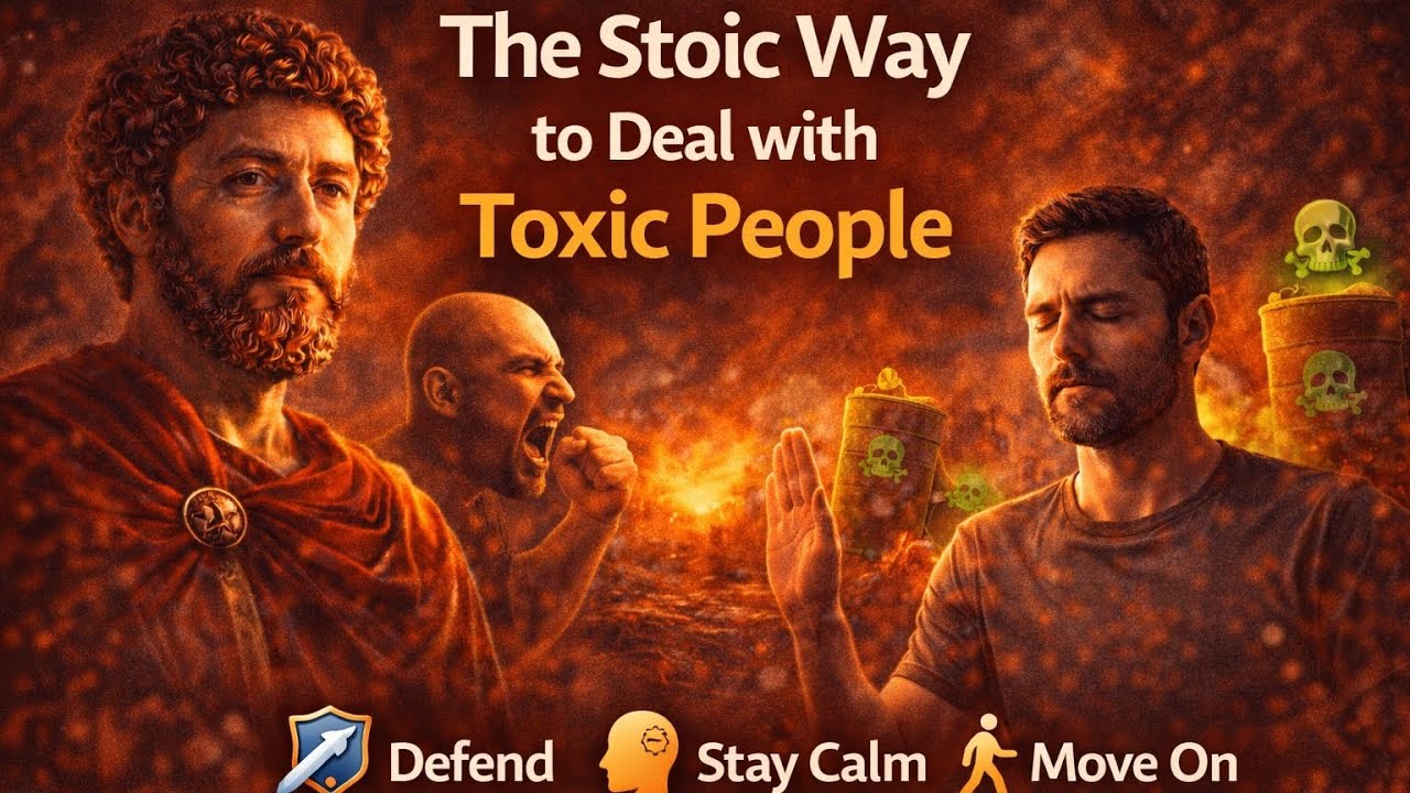 ⚔️ The Stoic Way to Deal with Toxic People | Protect Your Peace with Stoicism 🧠