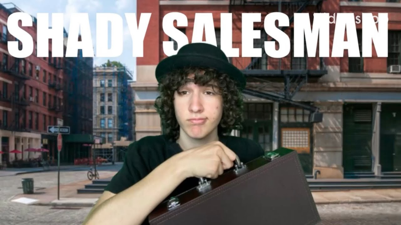 ASMR Shady Salesman On The Street Sells YOU Goods Roleplay