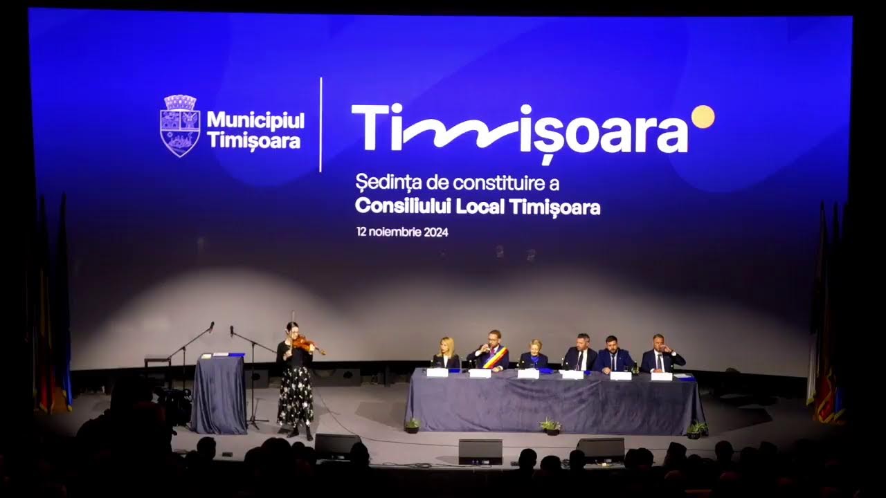 Ceremonia de Învestire a Consiliului Local al Municipiului Timișoara și a primarului Dominic Fritz