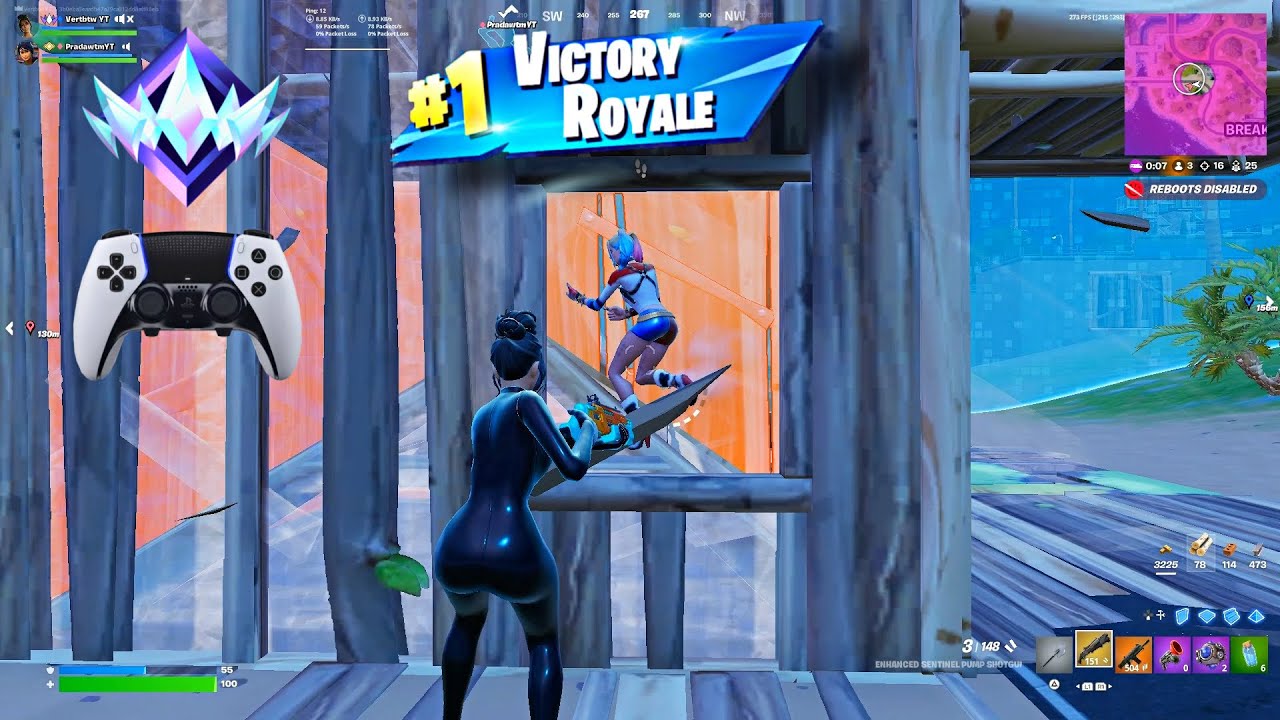 Fortnite Unreal Ranked Reload | PS5 Controller Gameplay
