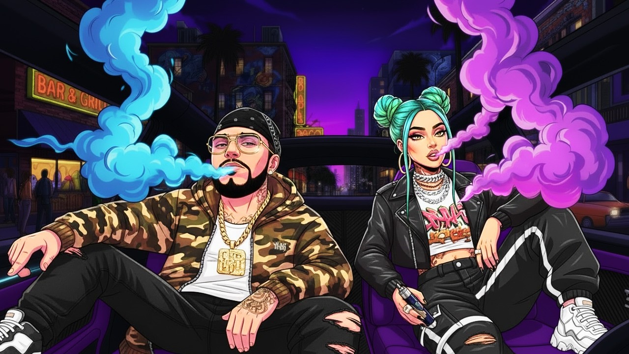 High & Laid Back — 420 Chill Rap | Bluesy Hip-Hop • Stoner Drive