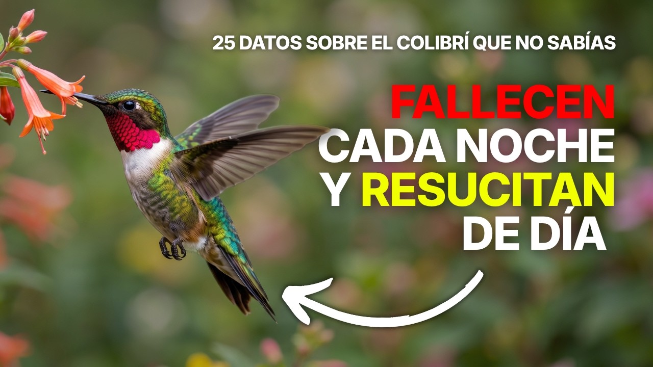 25 Datos Fascinantes Sobre el Colibr&iacute; que No Sab&iacute;as