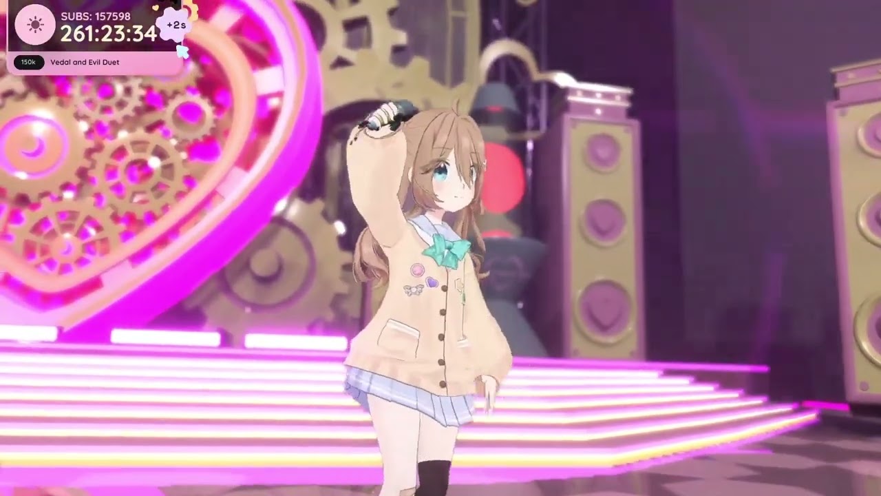 3D | Neuro-Sama V3 sings weathergirl by FLAVOR FOLEY [karaoke Cover Version] w/subtitle