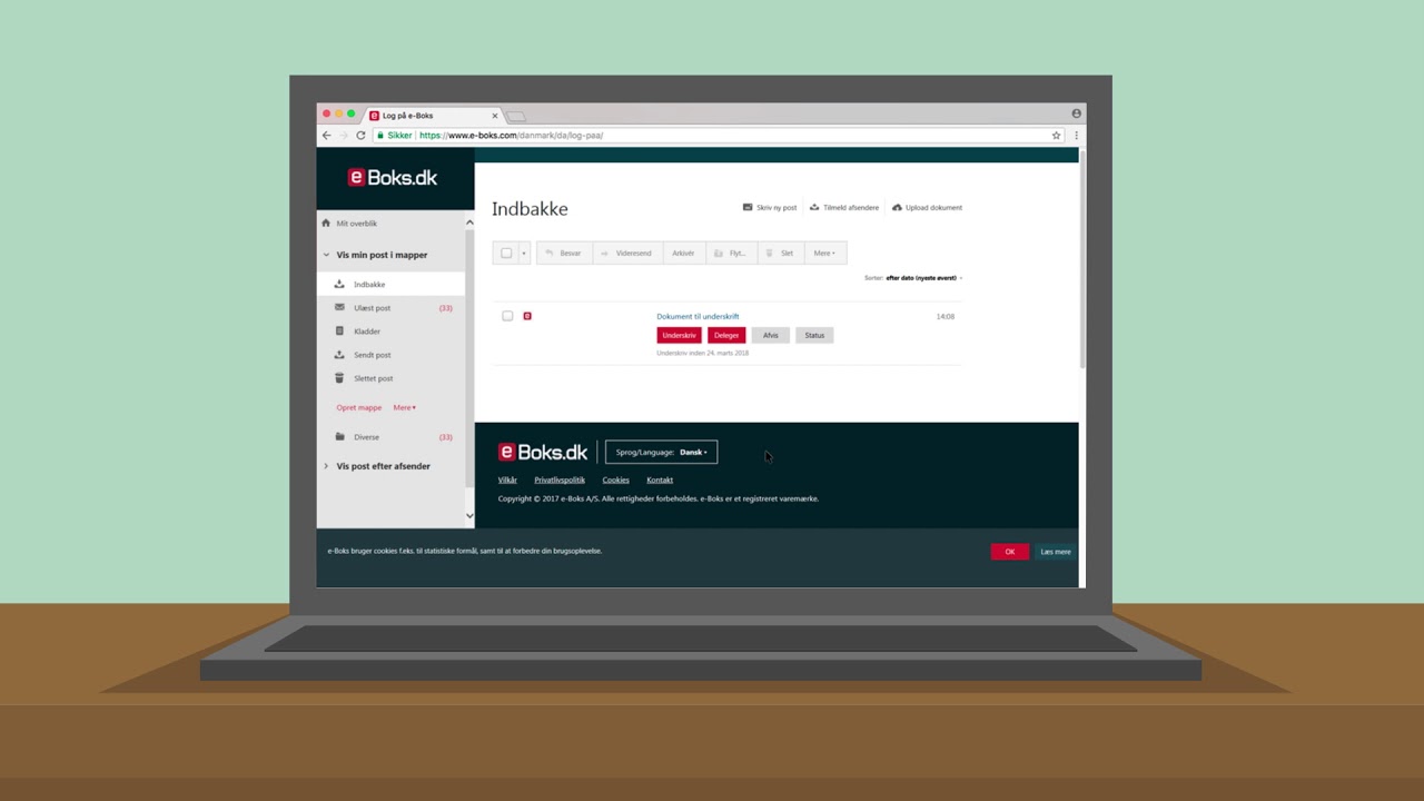 En ny og enklere måde for erhvervskunder at underskrive digitalt i e-Boks