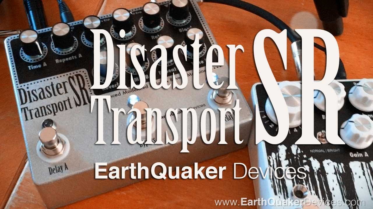 EarthQuaker Devices: DISASTER TRANSPORT SR Delay & Reverb Machine - Detail