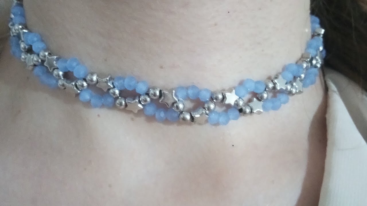 Cómo hacer una gargantilla o chocker súper fácil 
