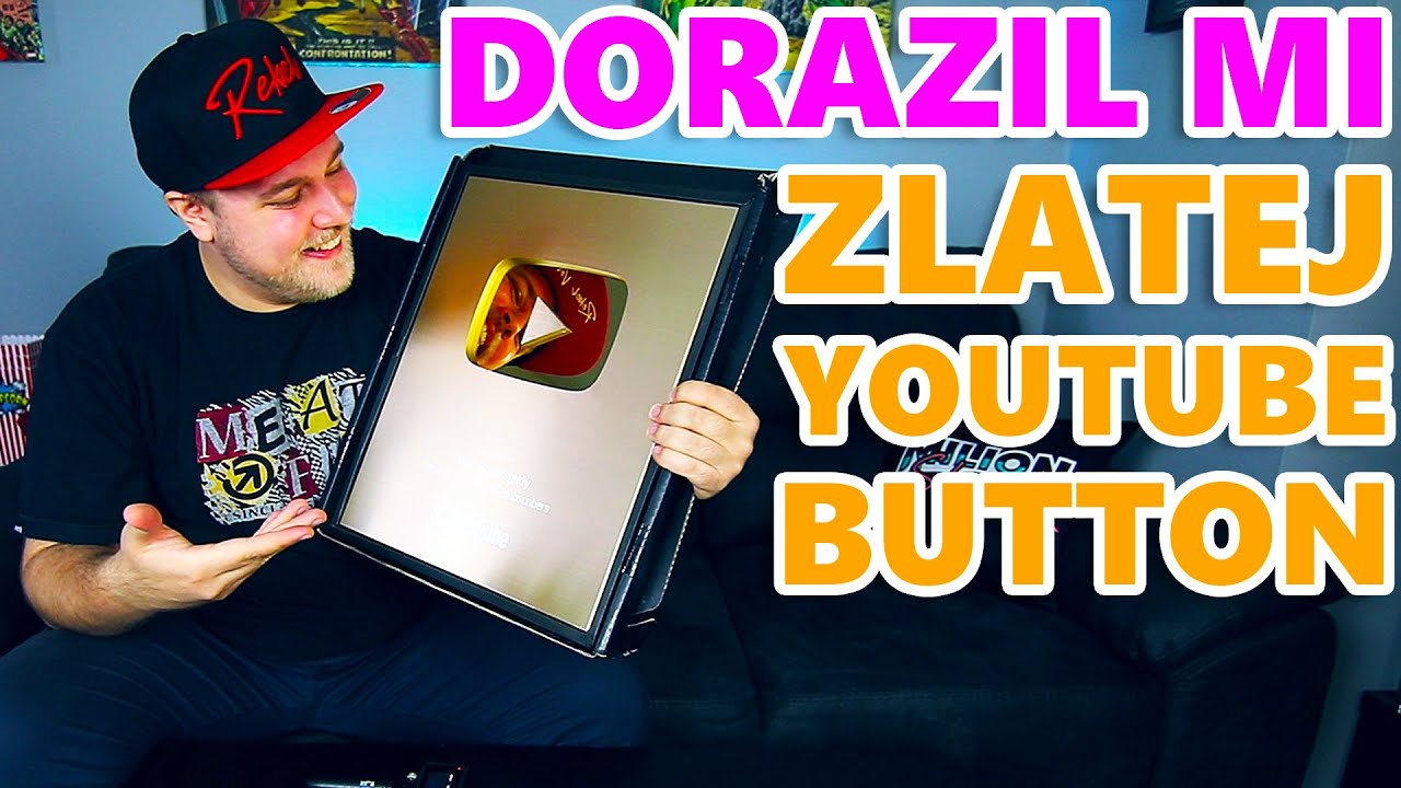 DORAZIL MI ZLATEJ YOUTUBE BUTTON ZA MILION ODBĚRATELŮ