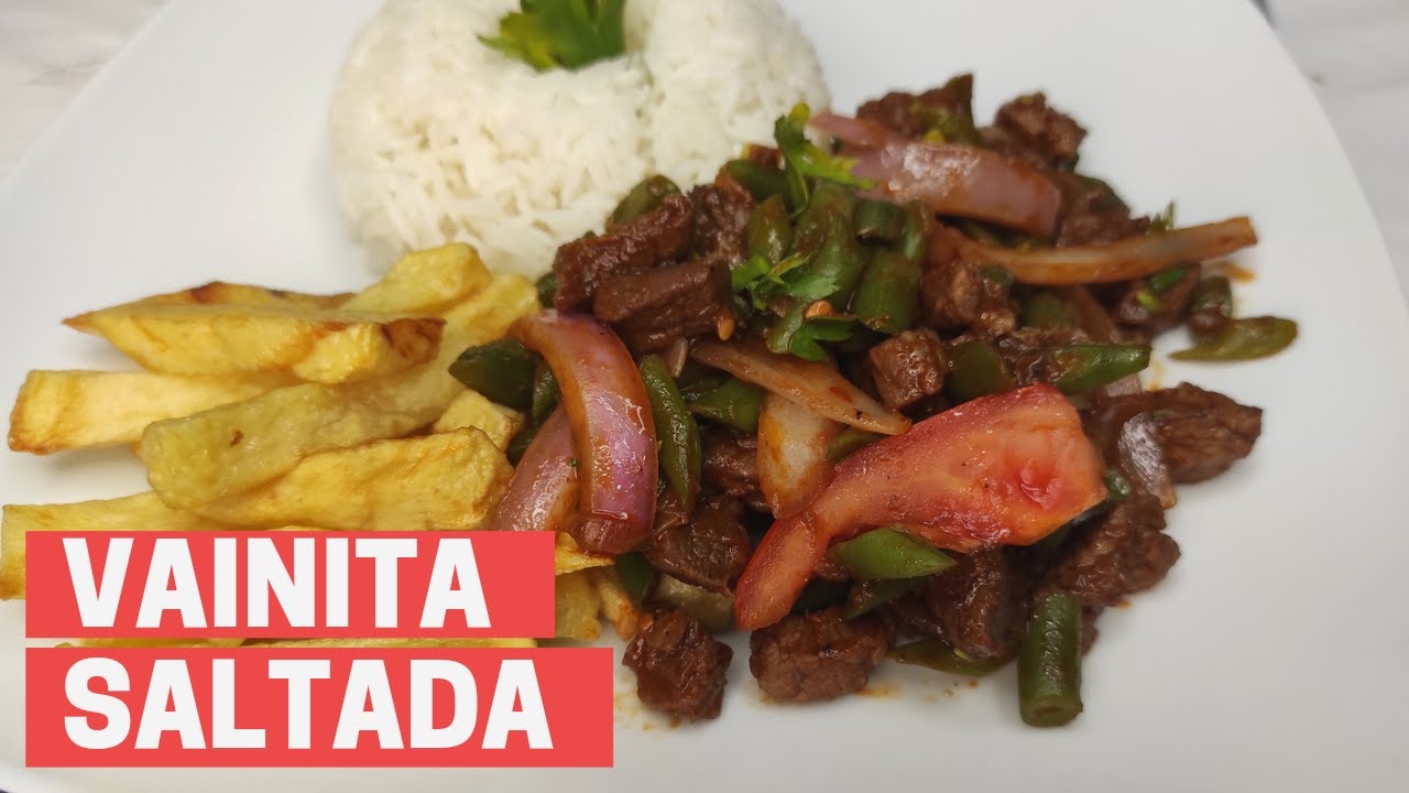 VAINITA SALTADA | RECETA PERUANA | SAZÓN DE BARRIO