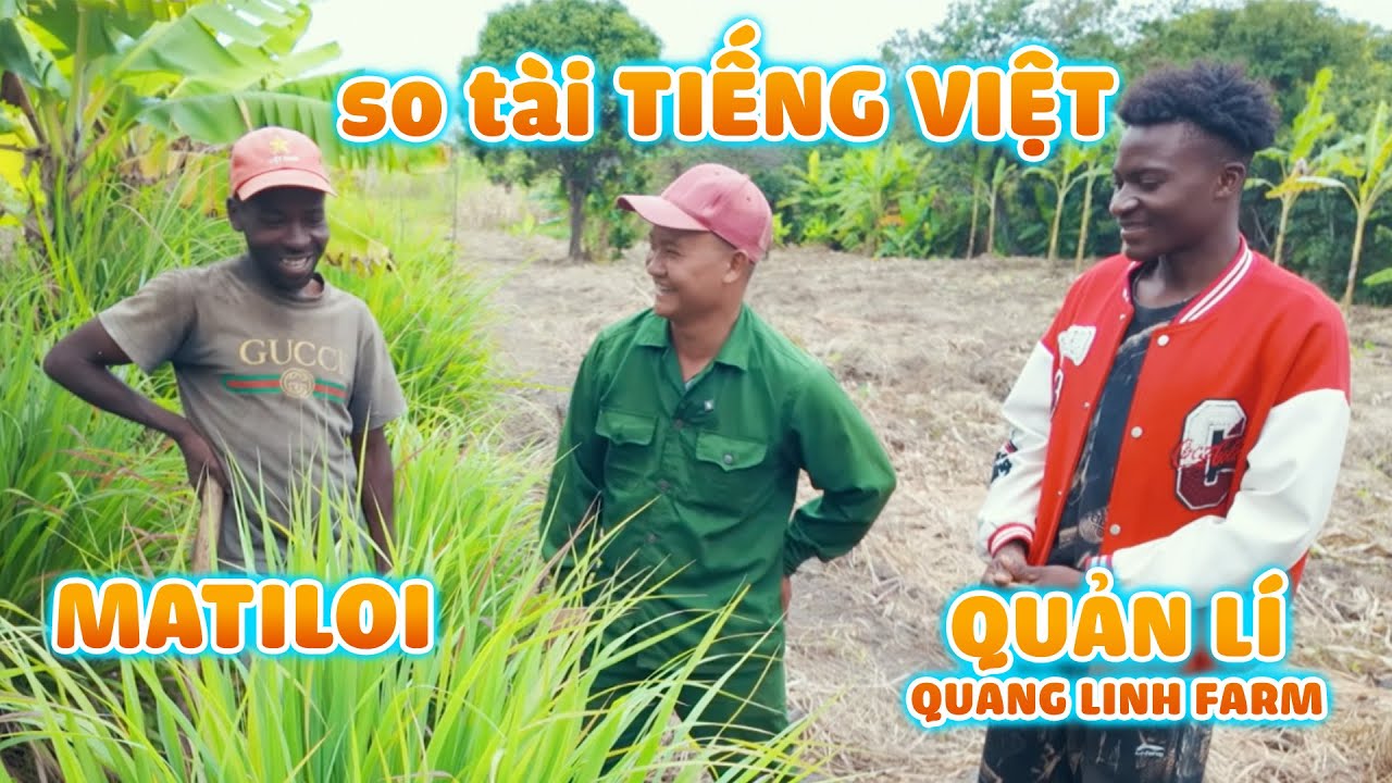 Đình Thế Vlogs || Màn So Tài Tiếng Việt Cực Căng Của Matiloi Và Em Dê....