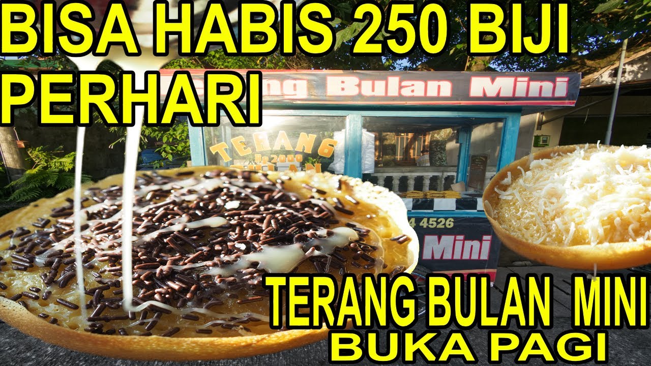 TERANG BULAN MINI MAS ZAYN, HARGA HANYA Rp. 2000 TERNYATA PUNYA 8 CABANG | KULINER JOGJA STREET FOOD
