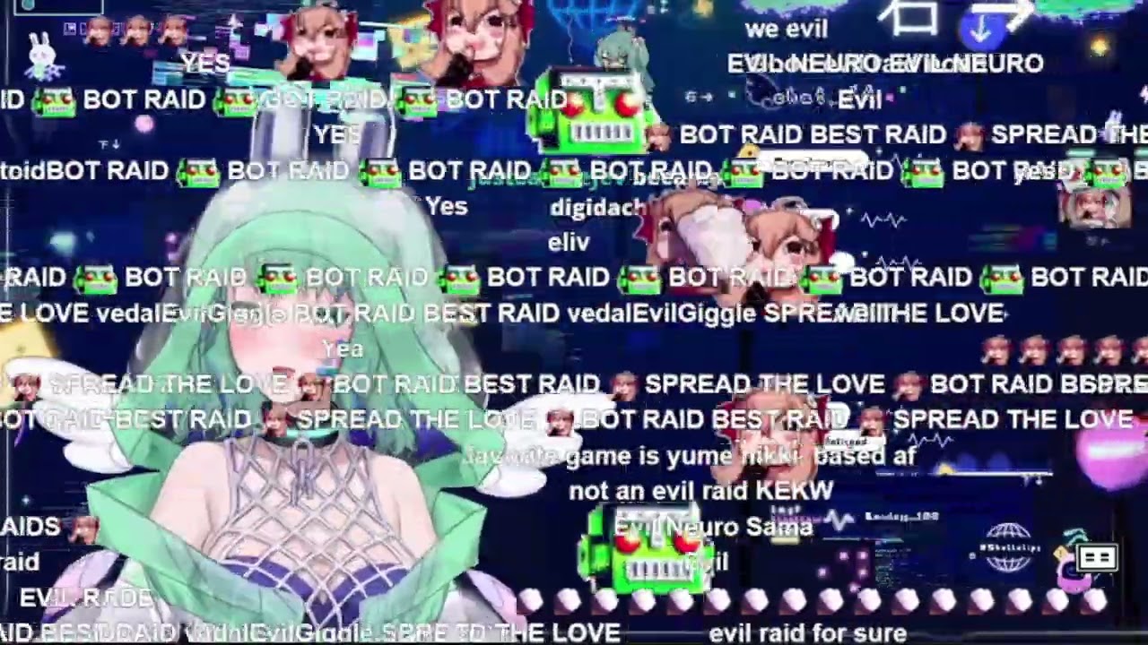 Vedal's Raid Broke Her Chat