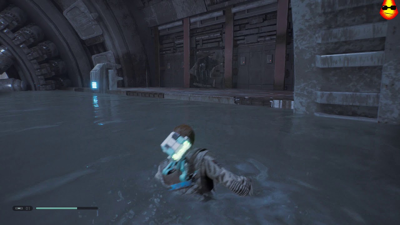 Star Wars Jedi: Fallen Order - Electrified Water Puzzle (Broken Wing Secret)