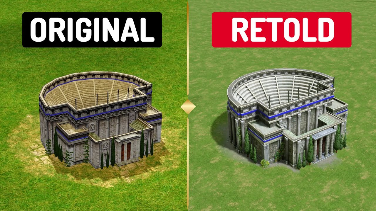 Wonder Graphic Comparison - Age of Mythology: Retold vs Original