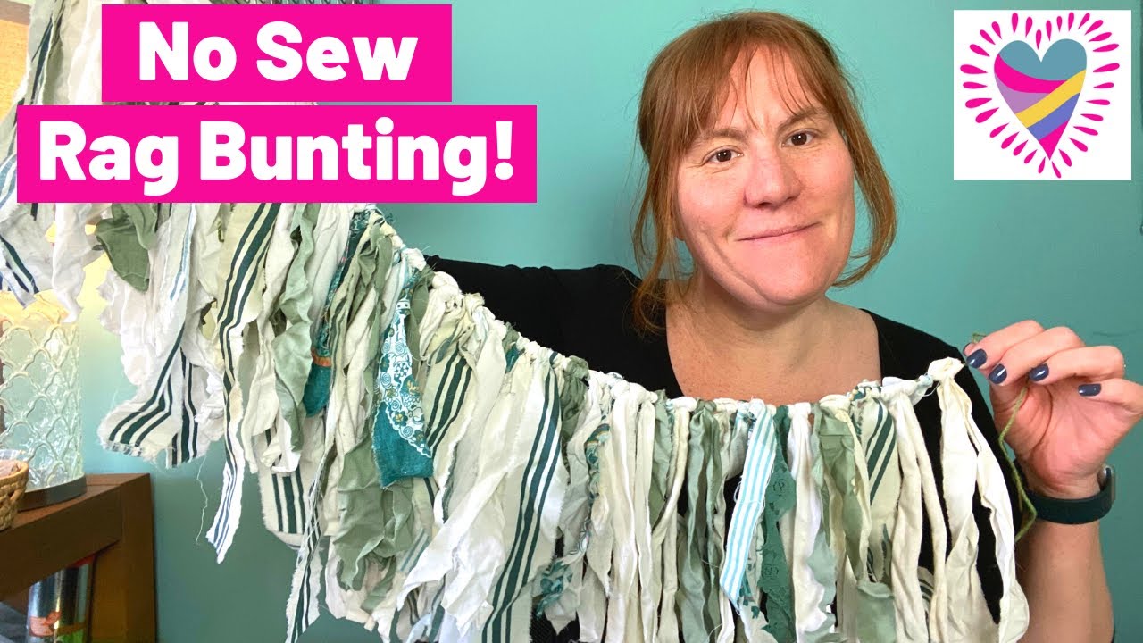 Easy No Sew Rag Bunting!
